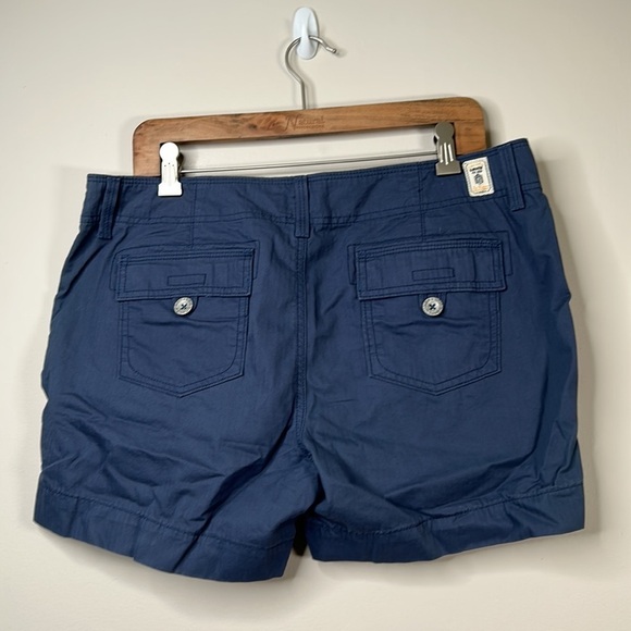 Levi's ND Utility Shorts 100% Cotton NWOT Navy Blue Size 12 - Picture 6 of 9